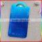 Hot sale custom logo printed blister pvc window shiny blue paper phone case packaging for iphone 6 case