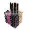 Spinning Lipstick Tower Premium Acrylic Rotating Lipgloss Holder Makeup Organizer 81 Slot Vitreous Cosmetic Storage Box Solution