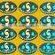 Cheap price high qualitysilver hot stamping self-adhesive stickers and labels