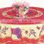 WF-3244 Vinyl tablecloth with non-woven/fannel backing (closing design)