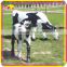 KANO0353 Outdoor Decorative Statue Fiberglass Life Size Cow For Sale
