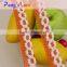 2016 Orange African Guipure Cotton Ribbon Trim Crochet Accessories Lace C250103