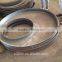 flat dish end flat tubeplate end with manhole for vessels