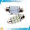 Car led lamp C5W Festoon 12SMD 12 SMD LED FESTOON 3528SMD 1210 C5W 31MM 36MM 39MM 41MM light free shipping