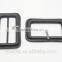 Inner Size 5.0 CM*2.6 CM cm Black Real Leather Buckles Buttons with Metal Pin