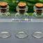 Mini 5/10/20/30/50ml bottle with cork, penicillin bottle floating bottle glass good luck wishing bottle