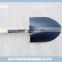 S518 Brazil Round Nose Long Wooden Handle Shovel
