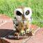 owl plush toy with bright eyes feathered owl decoration