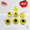 RFID ear tag for buffalo with 125 KHZ ISO11784/5 FDX-B in yellow 30*30 mm