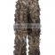 Mesh Camouflage Ghillie Leafy Hunting Camo Suit Jacket Pants Brown