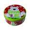 Direcrt factory sale round tin with handle for packaging