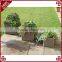 Set of 3 square shape big outdoor decorative flower pots garden