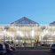 Galvanized steel structure glass covering greenhouse