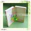 Natural Color Hinges Roungding Wooden Bread Gift Box