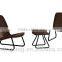 3 pc patio resin wicker lawn chair set