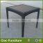 Outdoor bar gazebo furniture plastic wood top rattan table