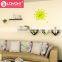 2017 hot selling Wooden wall mount cubes shelf furniture, living room decoration design