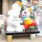 Giant fiberglass snowman Christmas decoration