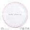 stoneware solid color dinner plate