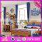 2016 wholesale fashion wooden boys bedroom furniture W08A084