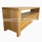 simple design 2 drawer TV stand of soild wood furniture