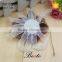 Pretty fashion baby colorful organza flower for dresses