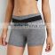 100 Polyester Lycra Shorts Colorblock Panel Active Heathered Yoga Custom Sweat Shorts For Women