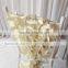 35cm*200cm 3D Taffeta Chiavari Chair Sash 20PCS A Lot Free Shipping (Purple Wafer & Cream Leaf Shape) 2 Style Can Be Choose