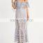 Romantic Off The Shoulder Lace Weddings Bridesmaid Dresses Sexy Nighty Maxi Long Ladies Party Dress 2016 HSD5658