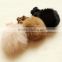 CX-E-03 Real Rex Rabbit Fox Fur Ball Elastic Hair Accessory/Headband hair accessories