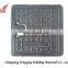 Square SMC manhole cover with handle