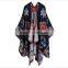 Western wind 2017 new Spring style women scarf grid printed many colors imitated cashmere material ladies cloak