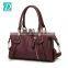 China Leather Handbag Wholesale Price Quality Leather Boston Bag Women Tote Bag Handbags