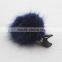 Myfur Popular Luxury Real Mink Fur Hairpin Mink Fur Pom Pom Accessory