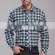 Bulk wholesale plaid flannel shirt European & America style with competitive price