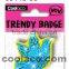 Glitter and Felt pin badge colorful Butterfly Clutch badge