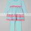 charming kids santa claus applique ruffle christmas cotton girls sets