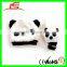 ICTI Custom sale candy color panda plush fancy baby hats with scarf