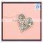 Hot Sell Heart Shape Stainless Steel Hollow Flower Solid Necklace Diffuser Flower Cutout Valentines Day Gift