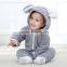 Cute newborn baby body suit winter clothing animal romper