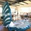 large inflatable shell/inflatable clam with LED light for wedding