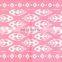 Indian Beautiful Ikat Bedspread Queen Size Screen Print 100% Cotton Fabric Pink Bedding Set Bedsheet