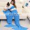 New fish scale style family mermaid tail blanket