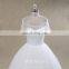 New short sleeve beaded zhongshan designer ball gown wedding dress 2017