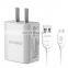 HKL-USB2920 CCC Certificated 5V 2A Portable USB Smart Charge Travel Charger with 1m Micro USB to USB Charging Cable charger