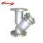 din standard DIN3202-F1 ductile cast iron y flange filter valve PN10