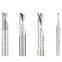 Carbide CNC Spiral 'O' Single Flute, Aluminum Cutting 4 Dia x 8 x 4 Shank x 66mm Long Up-Cut Router Bit