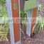 Free standing  corten steel metal mailbox with intercom