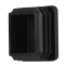 Square plastic pipe end cap plug for tubing fence post and furniture chair glides