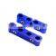 Car refitting parts Aluminum Engine Spark Plug Wire Separator Divider Organizer Clamp Kit 3Pcs